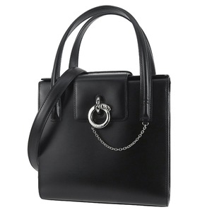 Used CARTIER カルティエ ハンドバッグ ショルダーバッグ パンテール カーフレザー ブラック 超美品