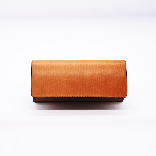 Tri-fold long wallet tanned special oil