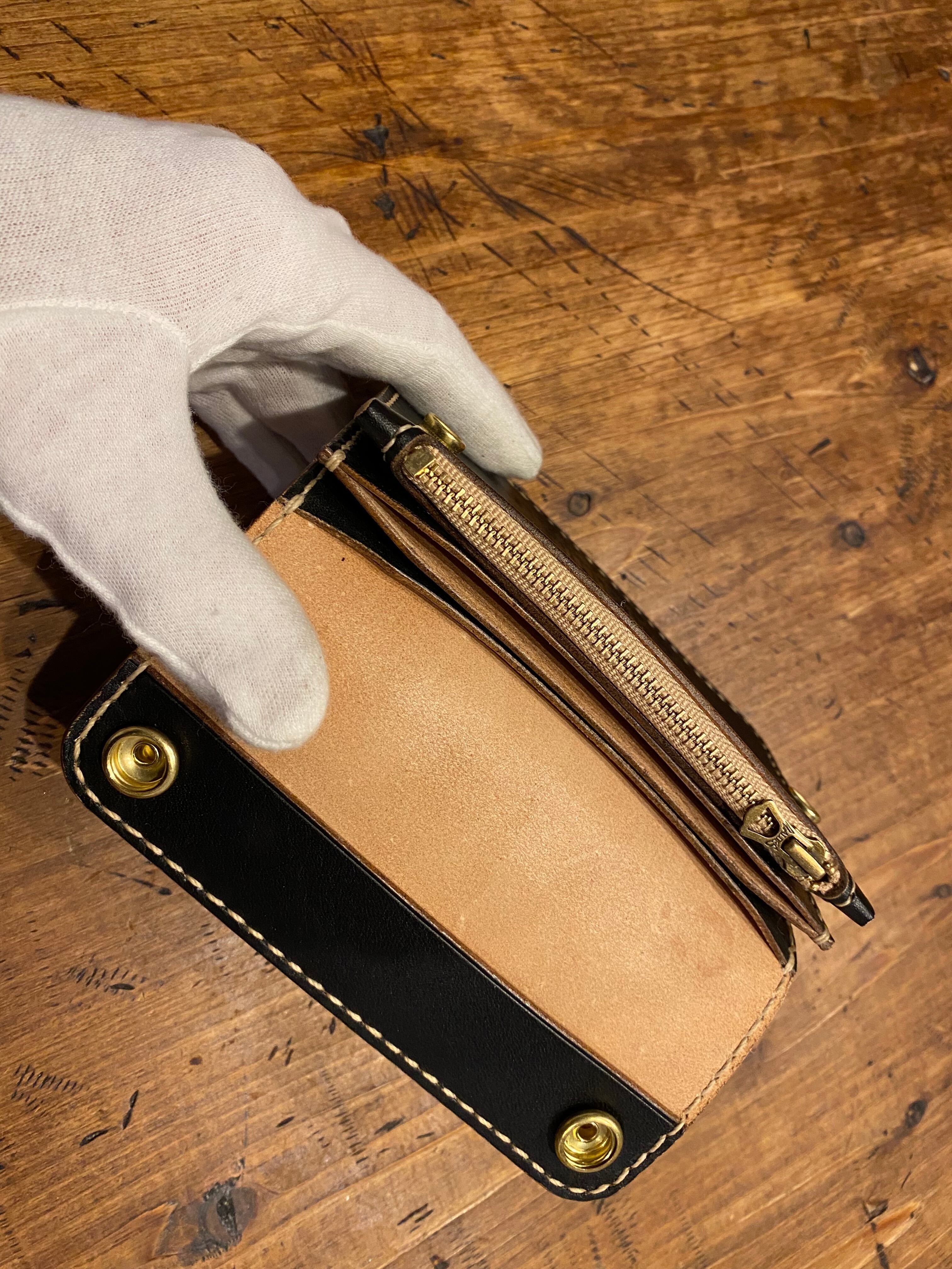 トラッカーウォレット TW01M-BK ミニ ブラック 財布 | ashitae