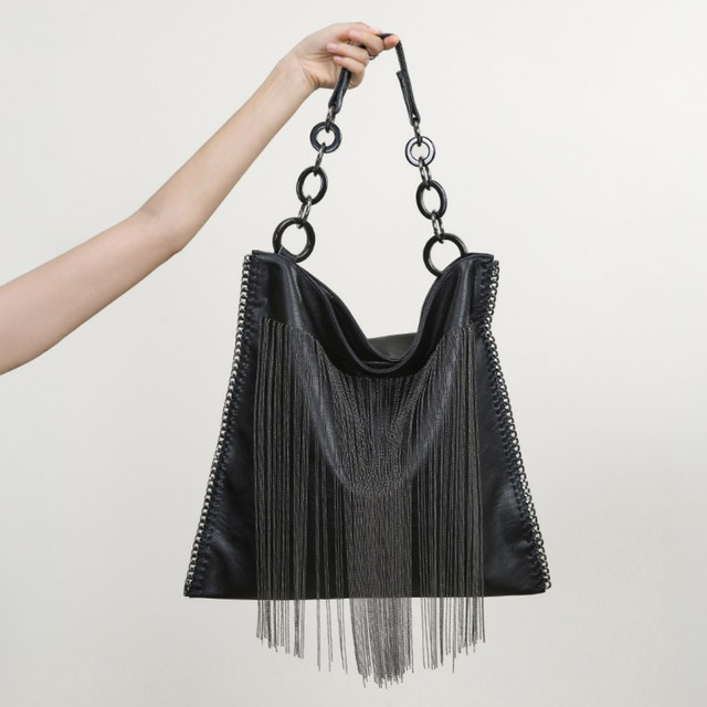 Genuine leather shoulder bag (ME352)