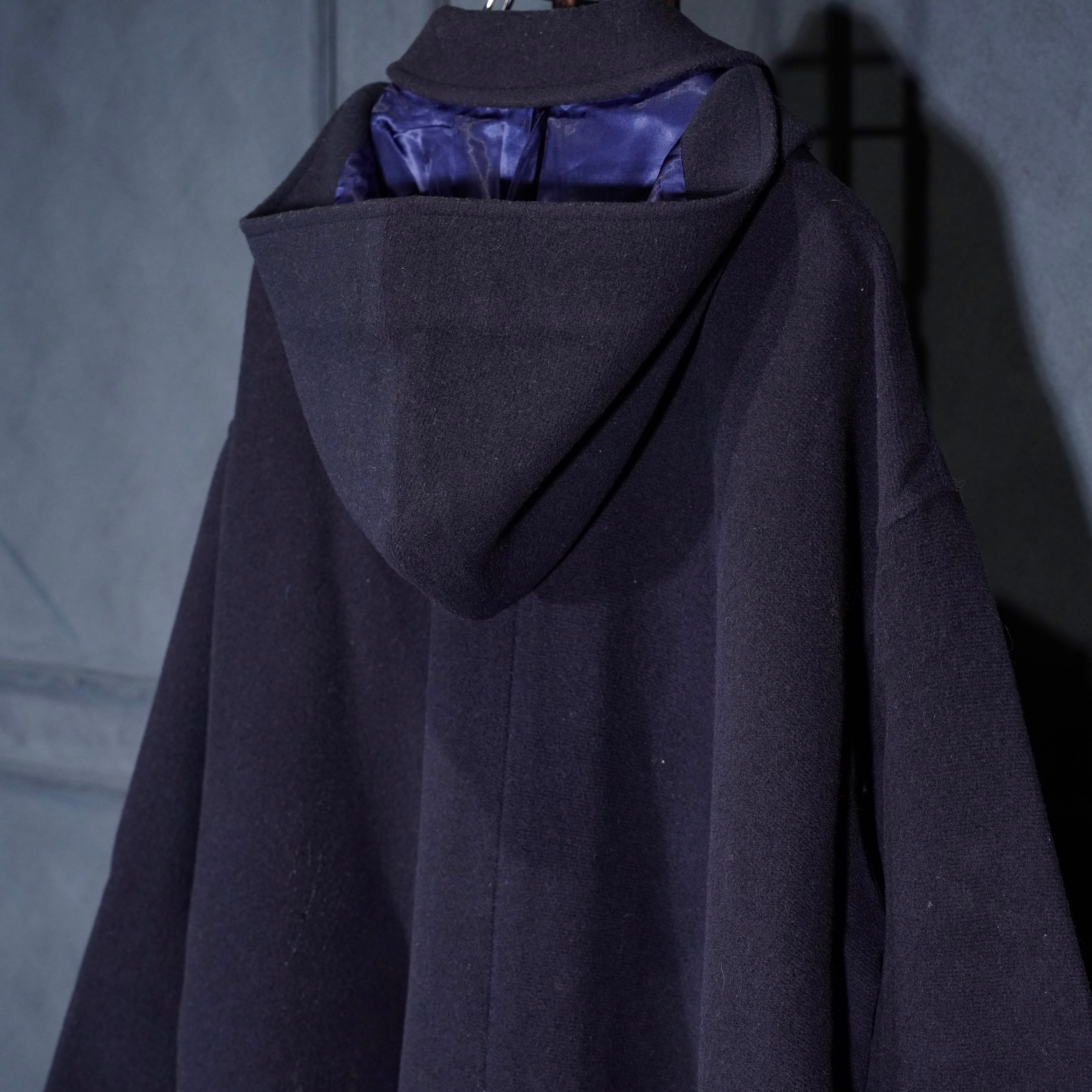 Christian Dior HOODIE DESIGN WOOL DUFFLE COAT/クリスチャン