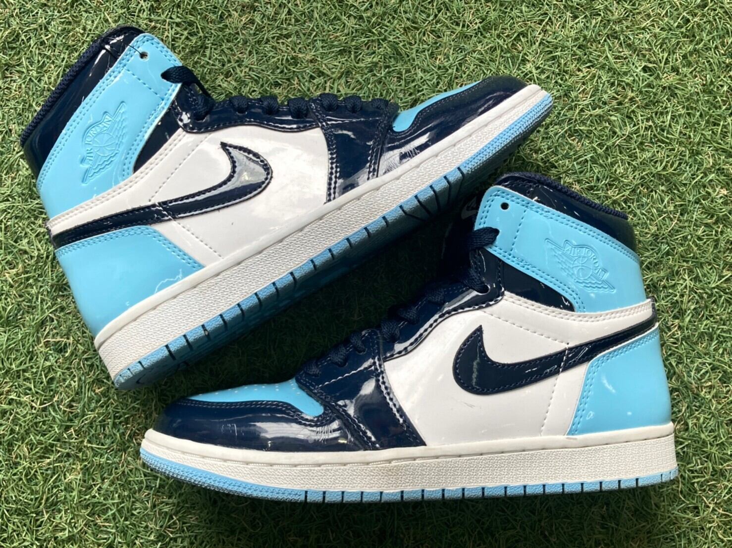 均一SALE‼ NIKE AIR JORDAN 1 RETRO HIGH OG UNC PATENT CD0461-401 23 