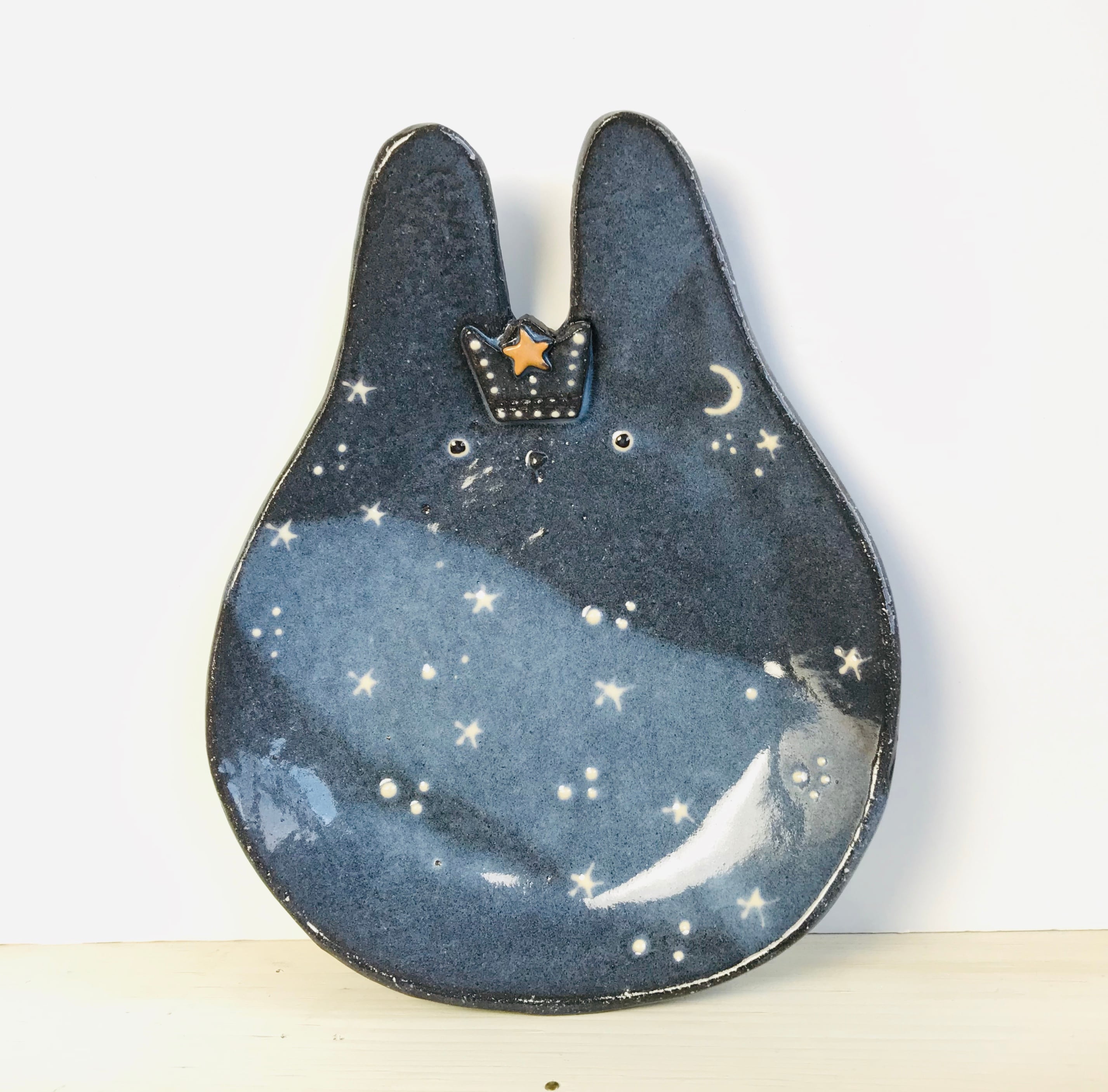 星のうさぎの中皿 王様バージョン | 716zakka