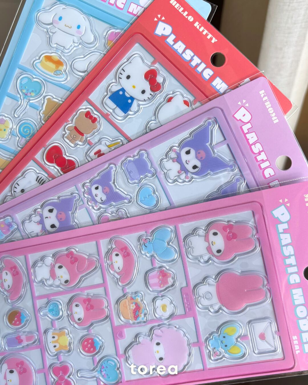 プラスチックモデル風シール/サンリオ | torea