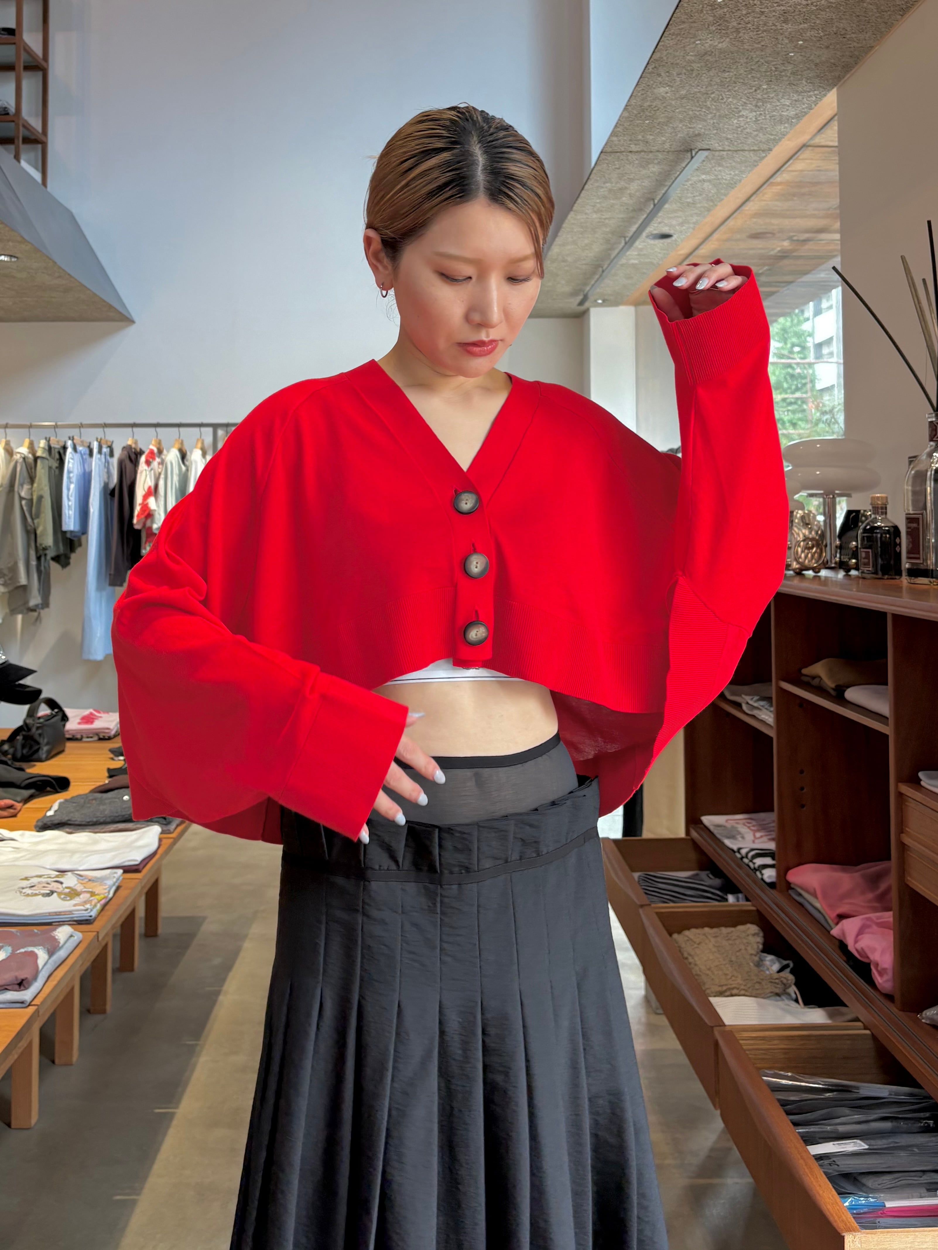 26AW】ENFOLD エンフォルド / カーディガン / UMBRELLA CARDIGAN