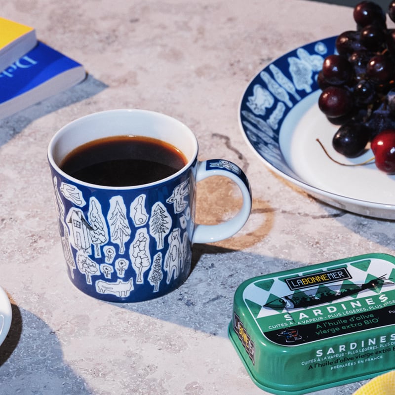 限定】イッタラ×ミナペルホネン マグ0.3L フォレストライフ［ iittala 