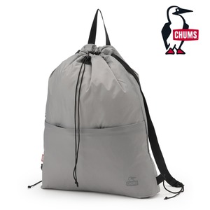 CHUMS チャムス パッカブル ナップサック 10L 軽量 折りたたみ リュック 巾着バッグ リップストップナイロン アウトドア 旅行 604217 Gray