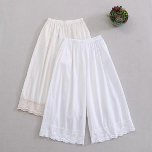 レース ワイドレッグ ペチパンツ 2col Y 260062