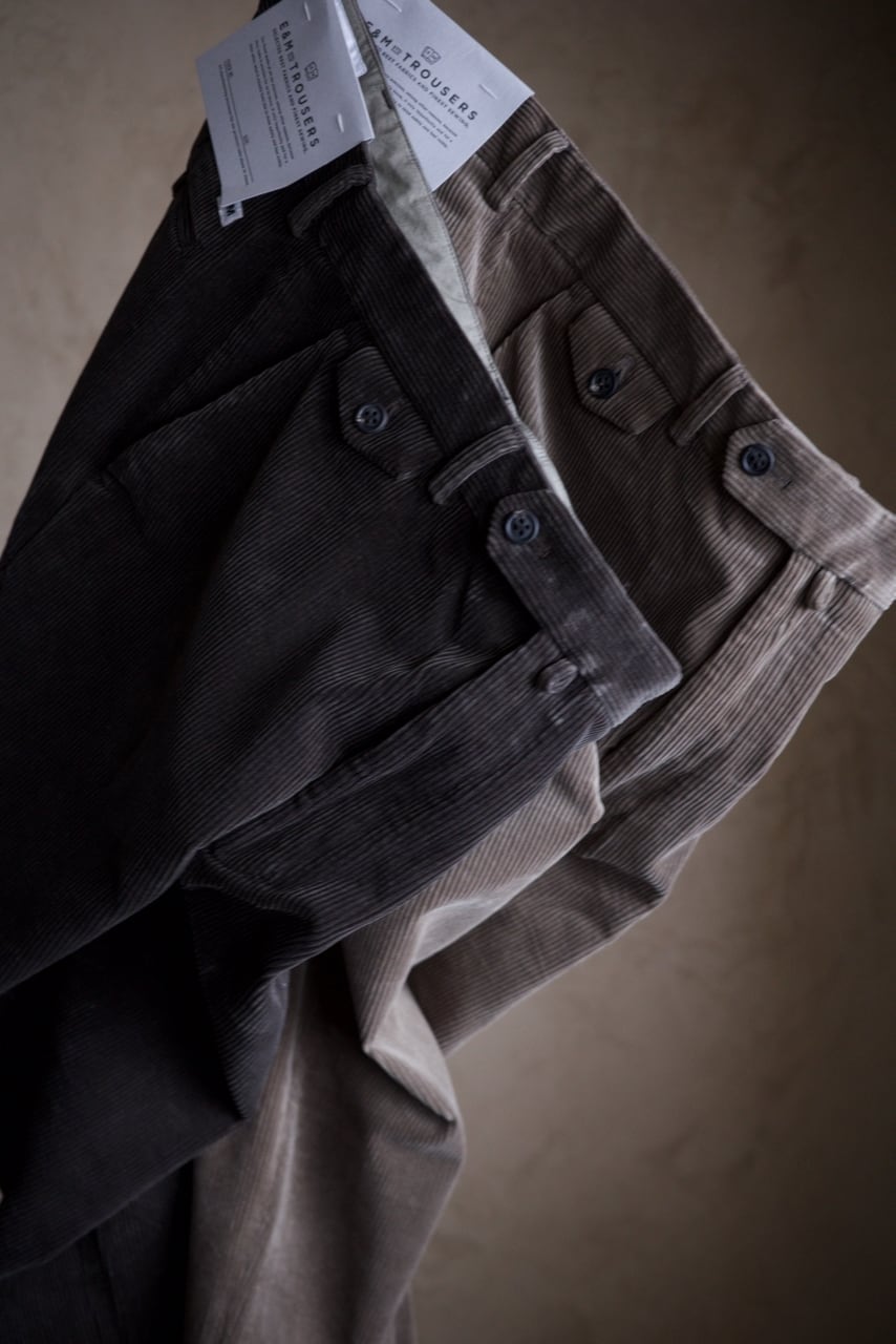 ENDS and MEANS / Grandpa Cord Trousers 25AW | iremono