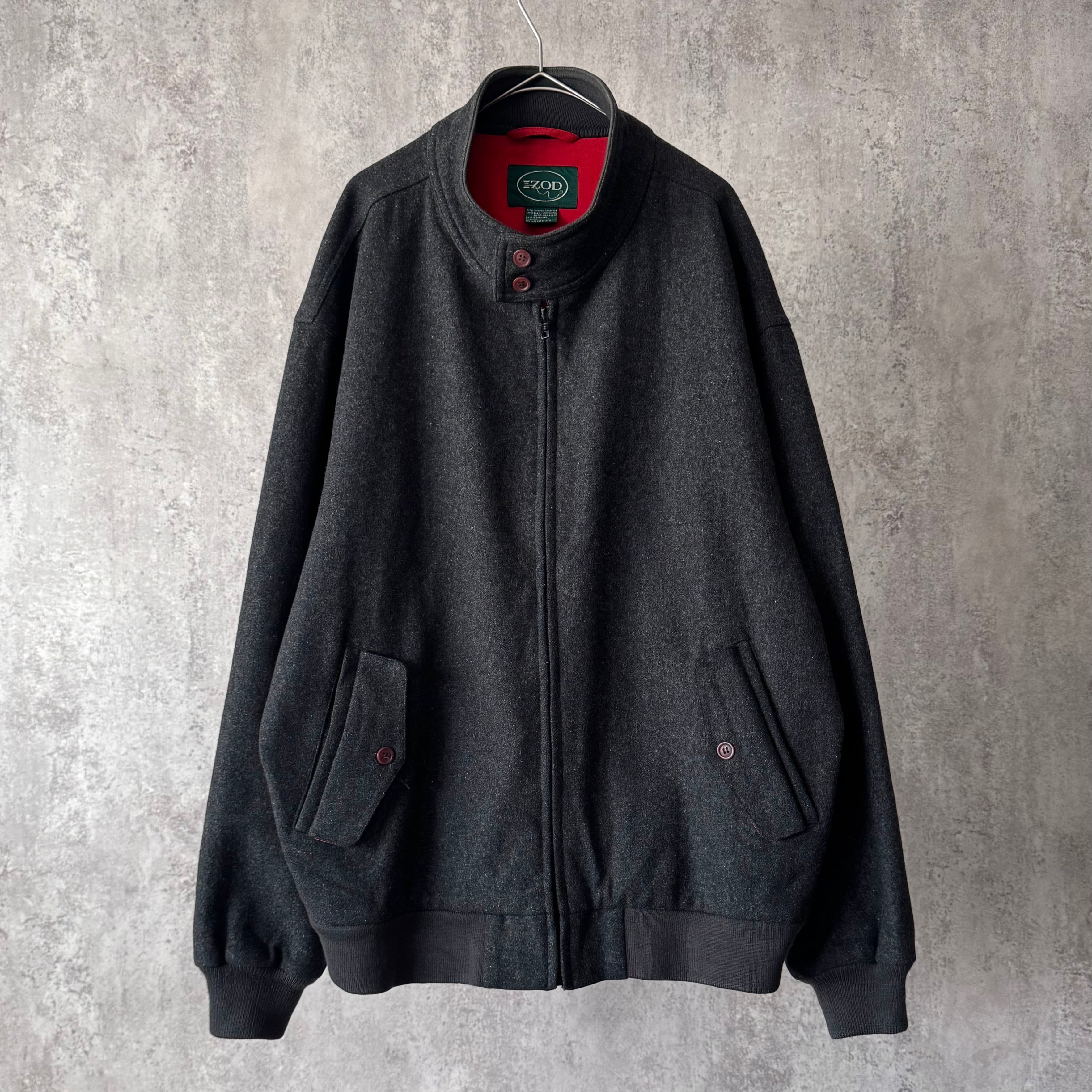 90s~ Gap wool nylon sport jacket ''dark navy'' | Muri vintage