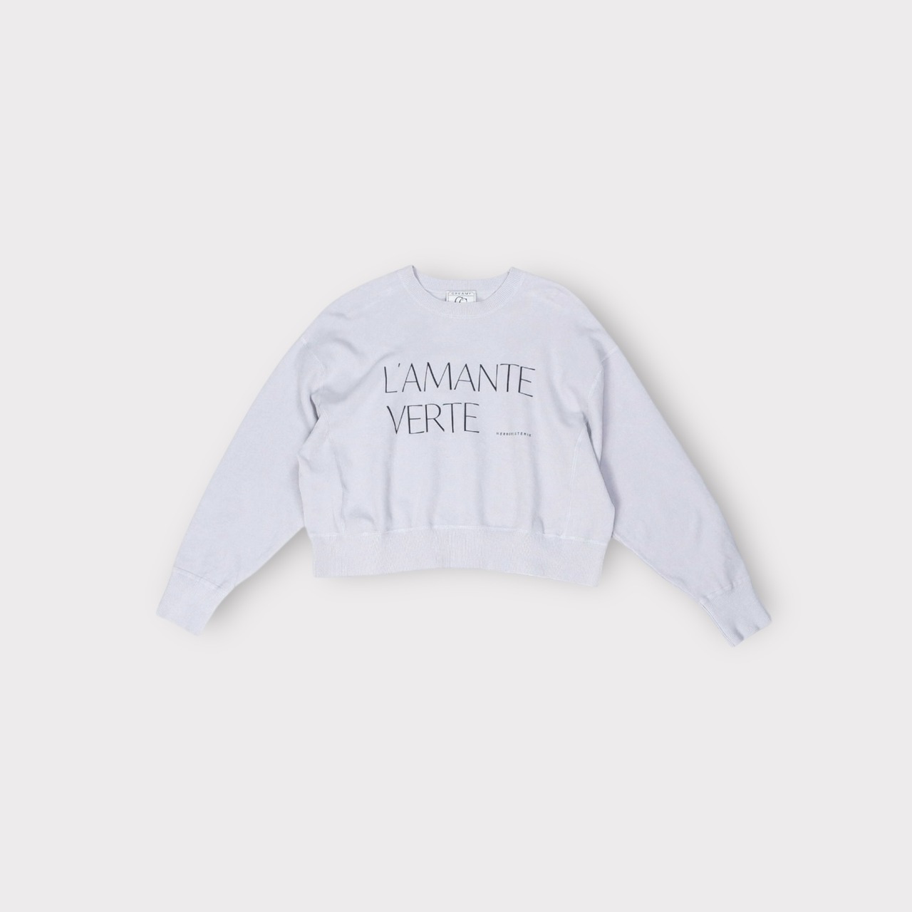 SALON adam et rope【クロップドロゴプルオーバー-CreamyCotton】