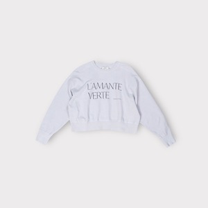 SALON adam et rope【クロップドロゴプルオーバー-CreamyCotton】