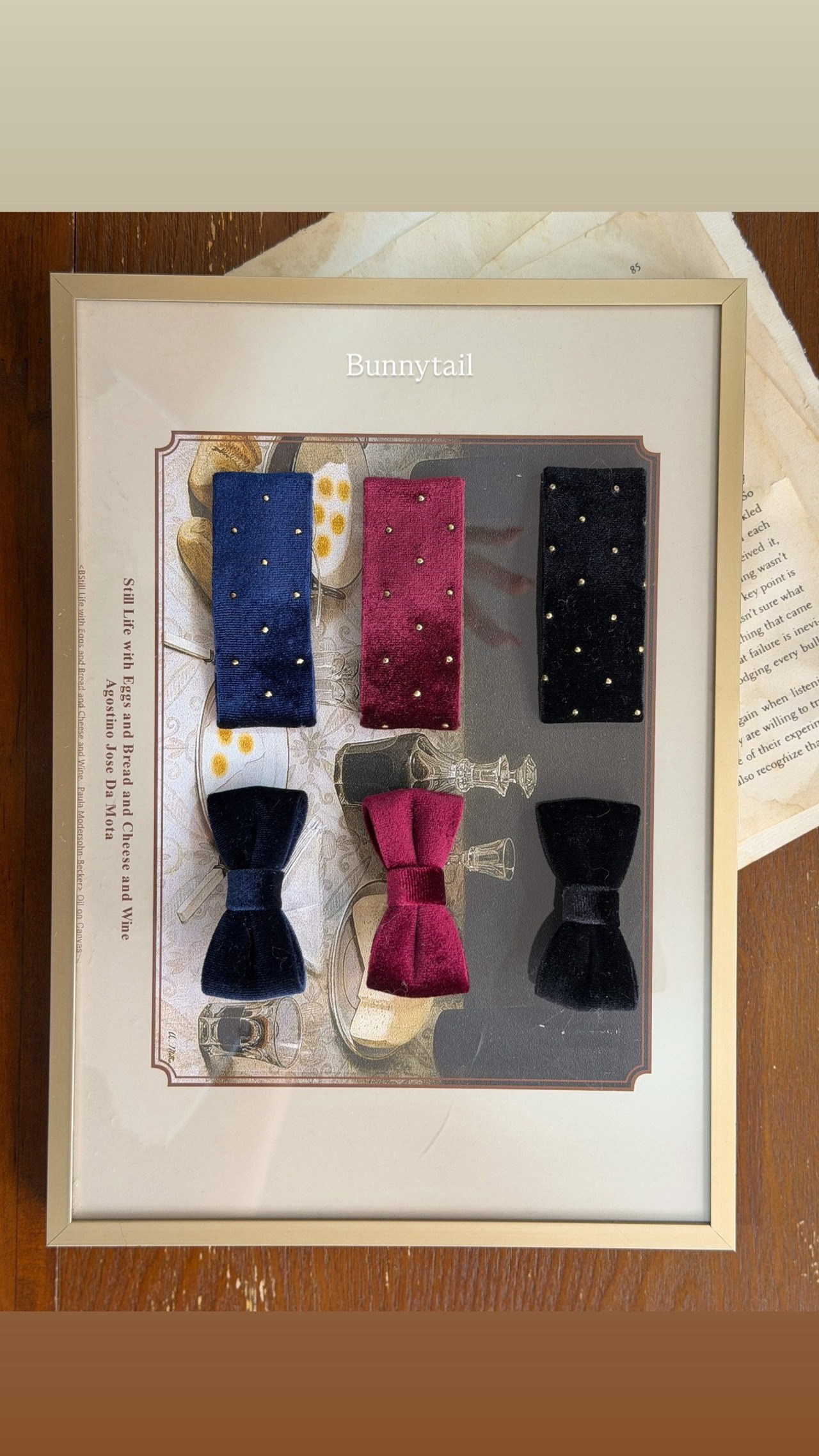 bunny tail［取寄］kirakira hairpin (2ea) 26winter