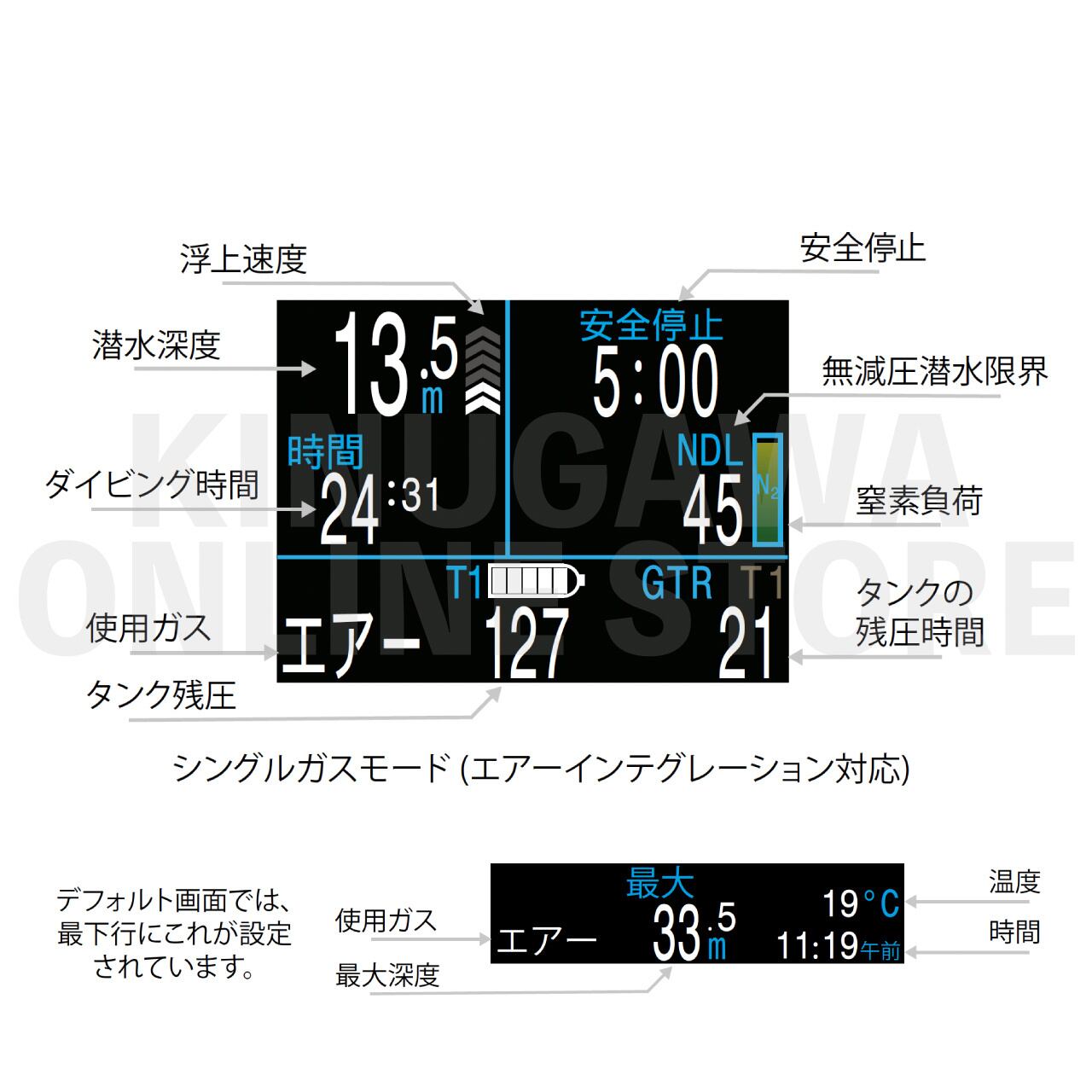 PEREGRINE TX（ペレグリン TX）　SHEARWATER　ダイブコンピュータ