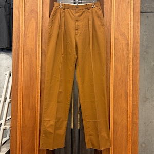 NEAT COTTON SLACKS BROWN
