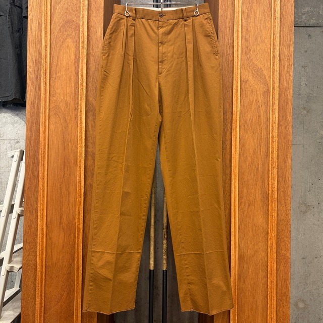 NEAT COTTON SLACKS BROWN