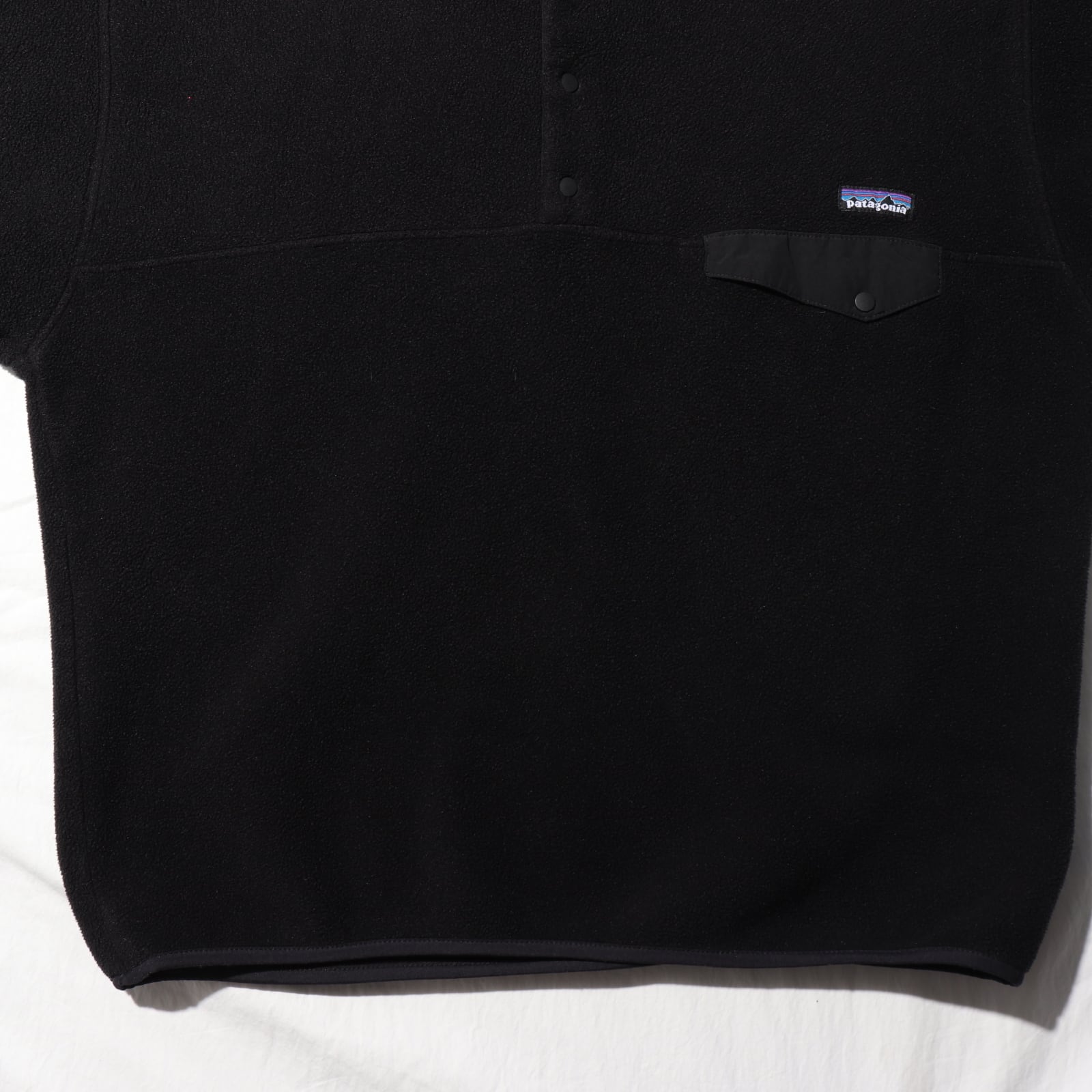 極美品 L オールブラック 11年 シンチラスナップT Patagonia 極美品 L オールブラック 11年 シンチラスナップT Patagonia