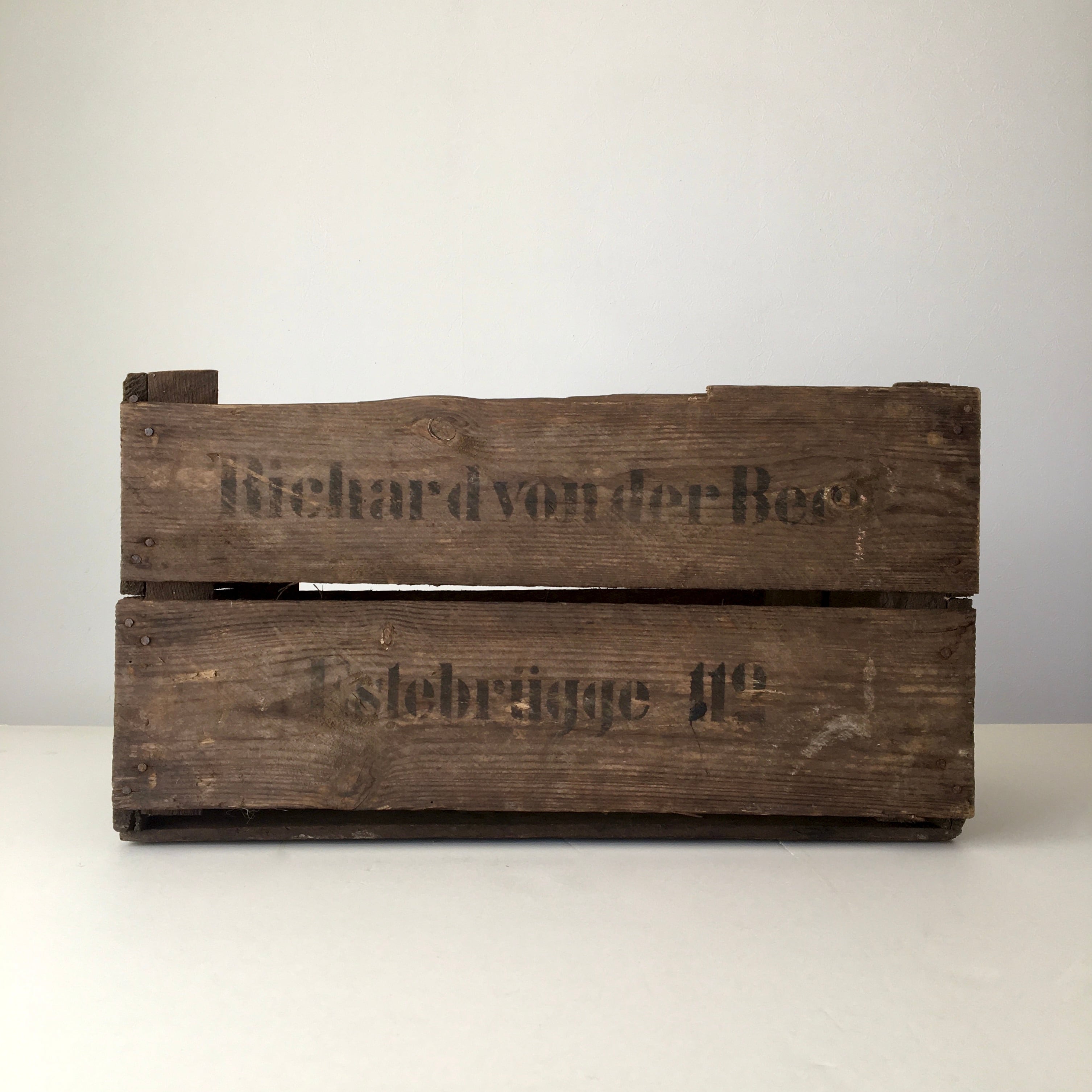 ヴィンテージのリンゴの木箱③｜Vintage German Apple Box