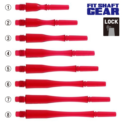 FIT GEAR Hybrid [LOCK] Clear Red