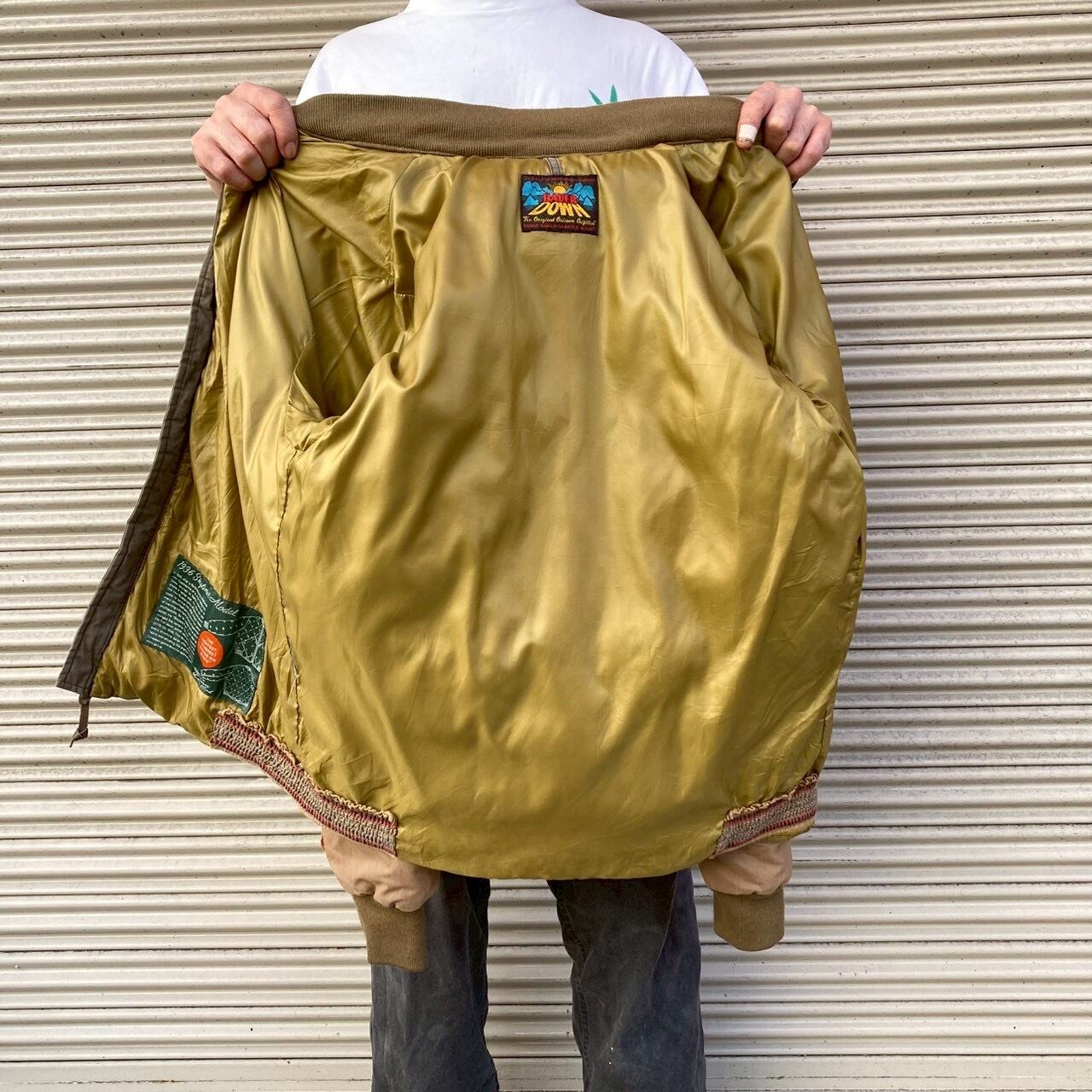 【希少】100周年復刻モデル Eddie Bauer スカイライナー 日の出タグ Eddie Bauer 日の出タグ 復刻 Skyliner ダウンジャケット | Dancing on