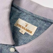 TRUSSARDI トラサルディ 総柄 半袖シャツ サイズ L /メンズ/日本製/ビンテージ