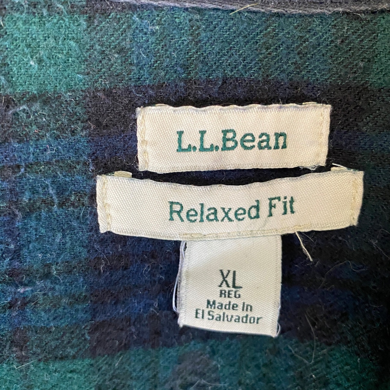 L.L.Bean エルエルビーン リラックスフィット フランネル フーディー 