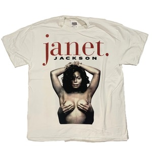 12440 ジャネットジャクソン バンドTシャツ 両面プリント 半袖 XL