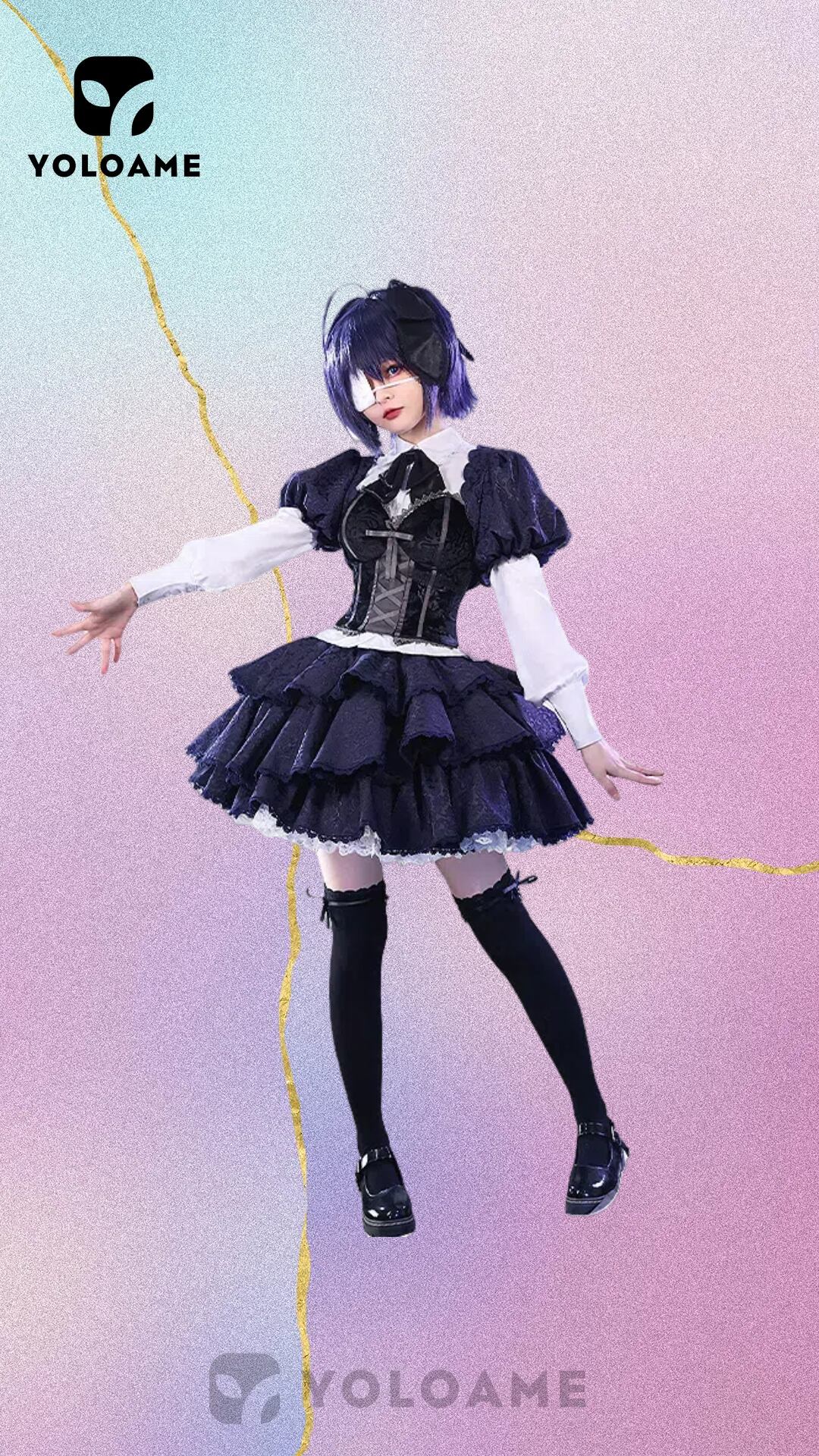 中二病でも恋がしたい 小鳥遊六花 洋服 コスプレ衣装【三分妄想 1