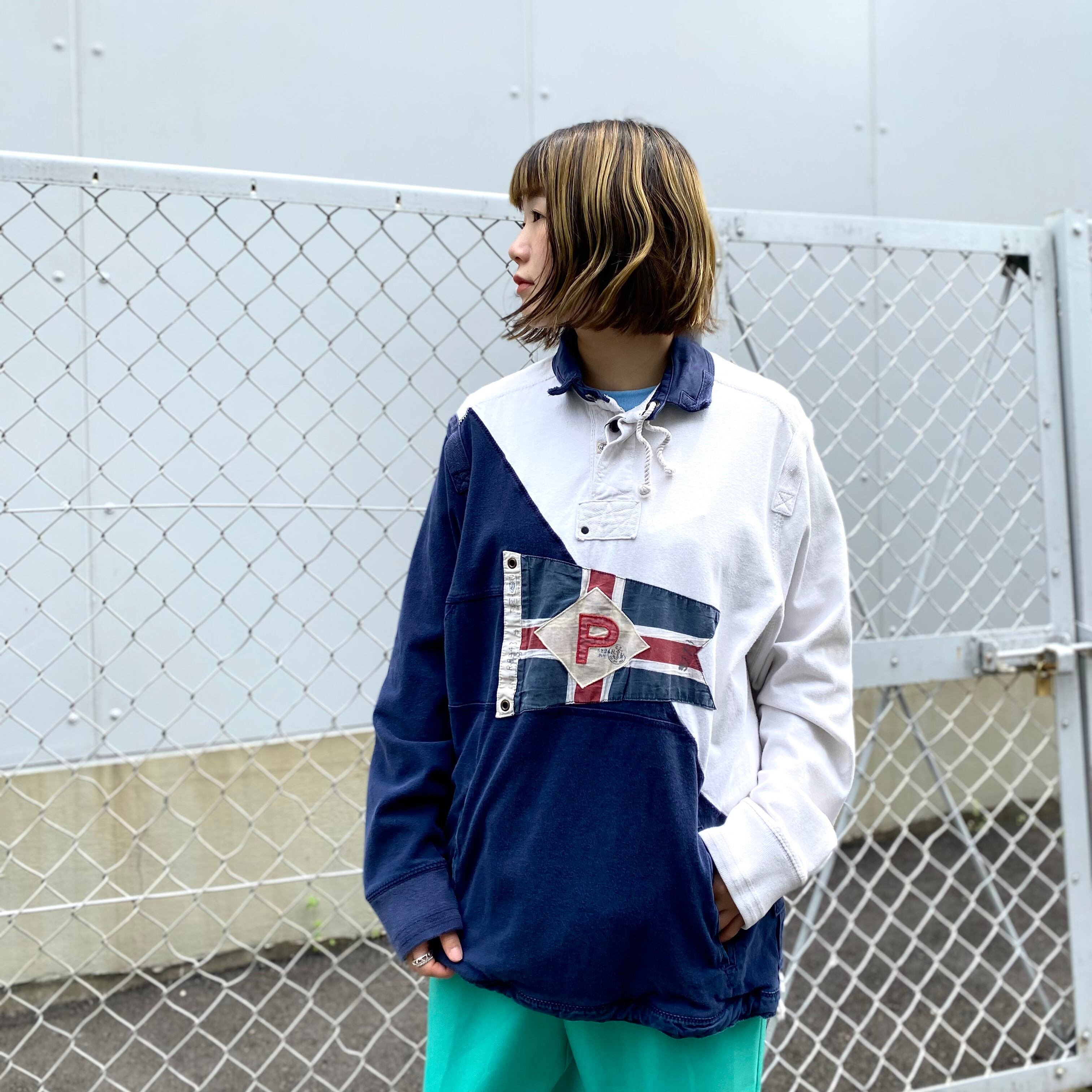 即納!最大半額!】 Ralph Lauren 5ホースマン ラガーシャツ 90年代