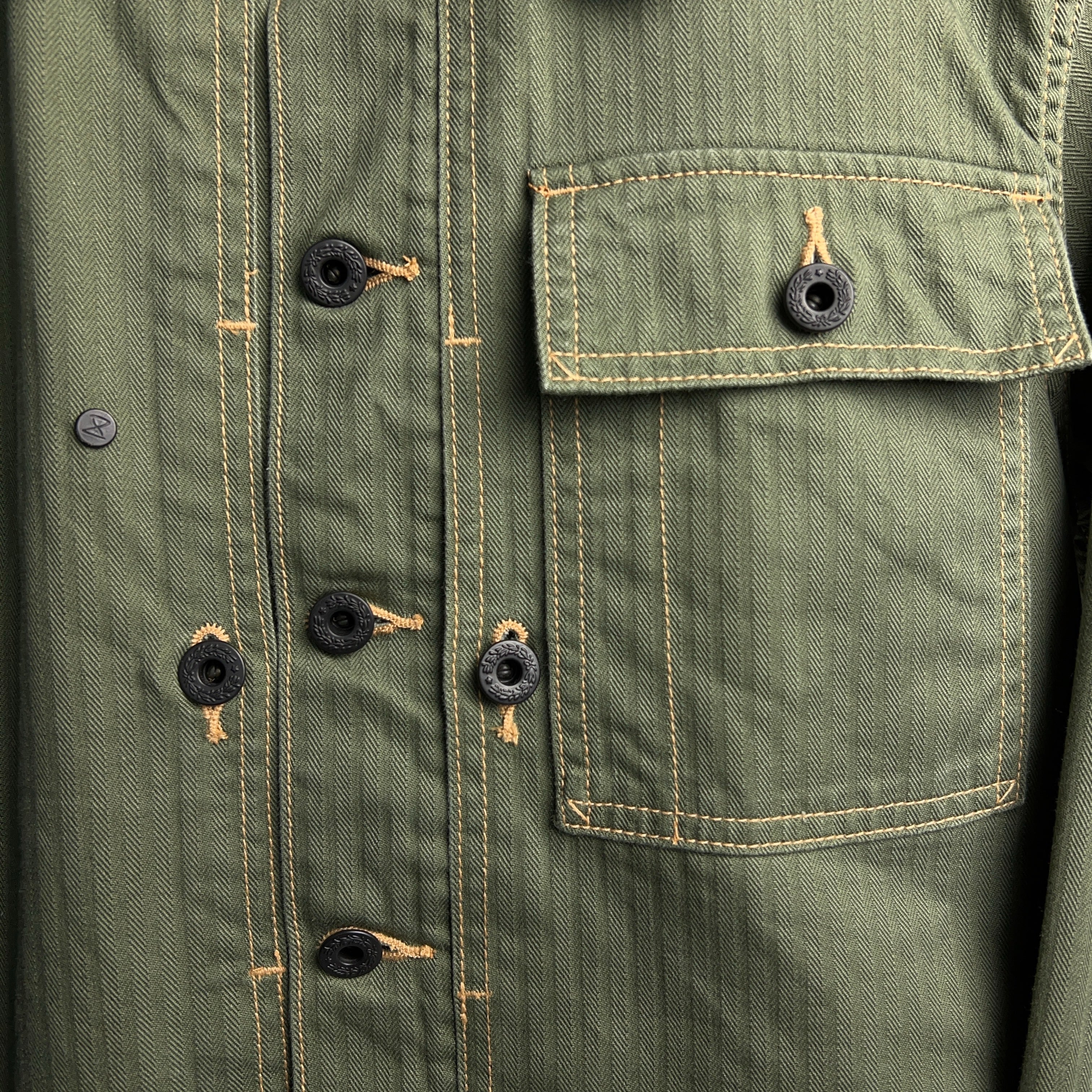 USMC P-44 TYPE REPLICA MILITARY JACKET ヘリンボーンツイル