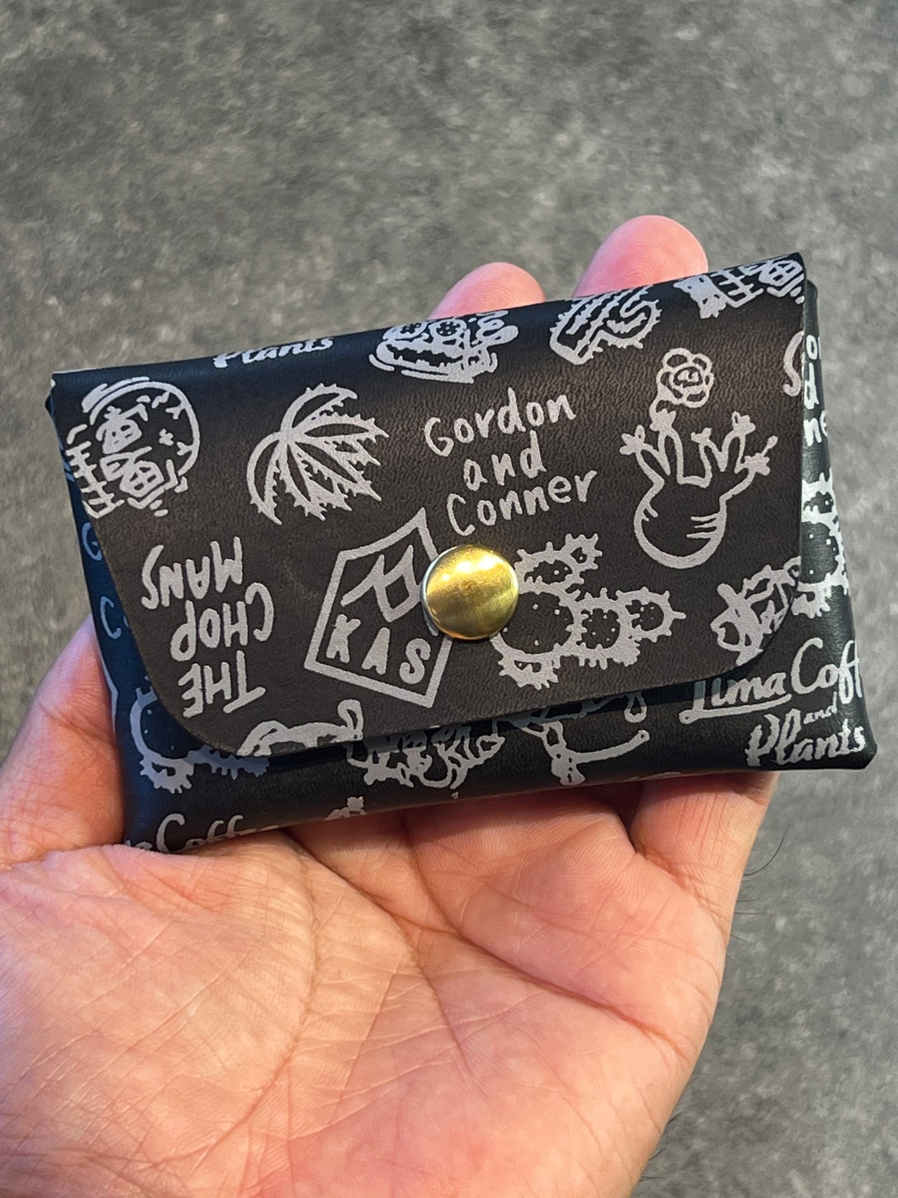 【限定販売】KAS Original Coin purse BLACK