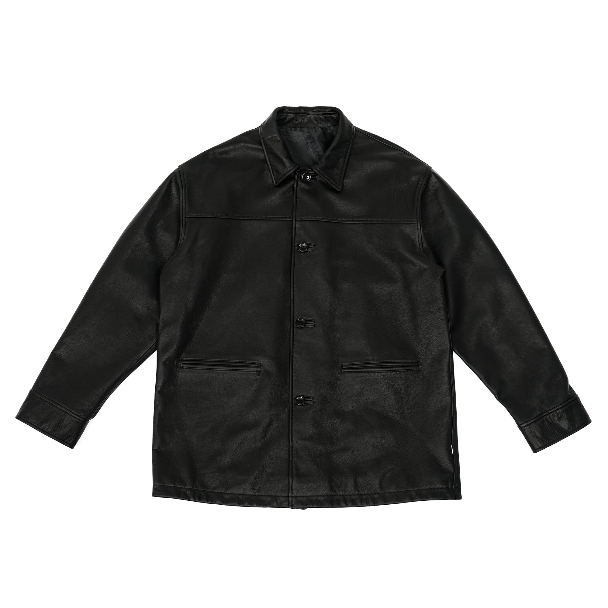 stussy marlon jacket car coat レザー　カーコート