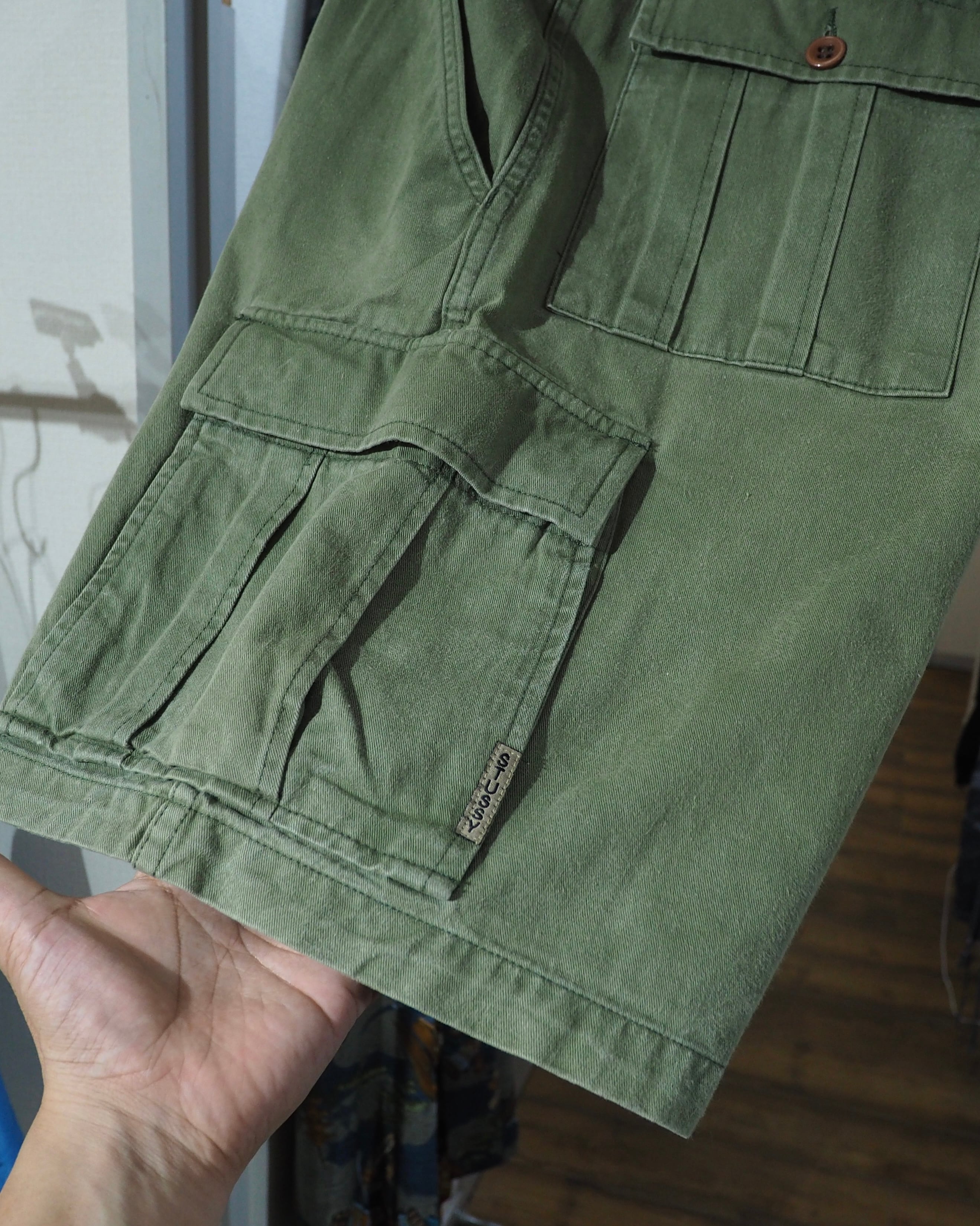 1990s" Old Stussy " vintage Wide Cargo shorts Pants