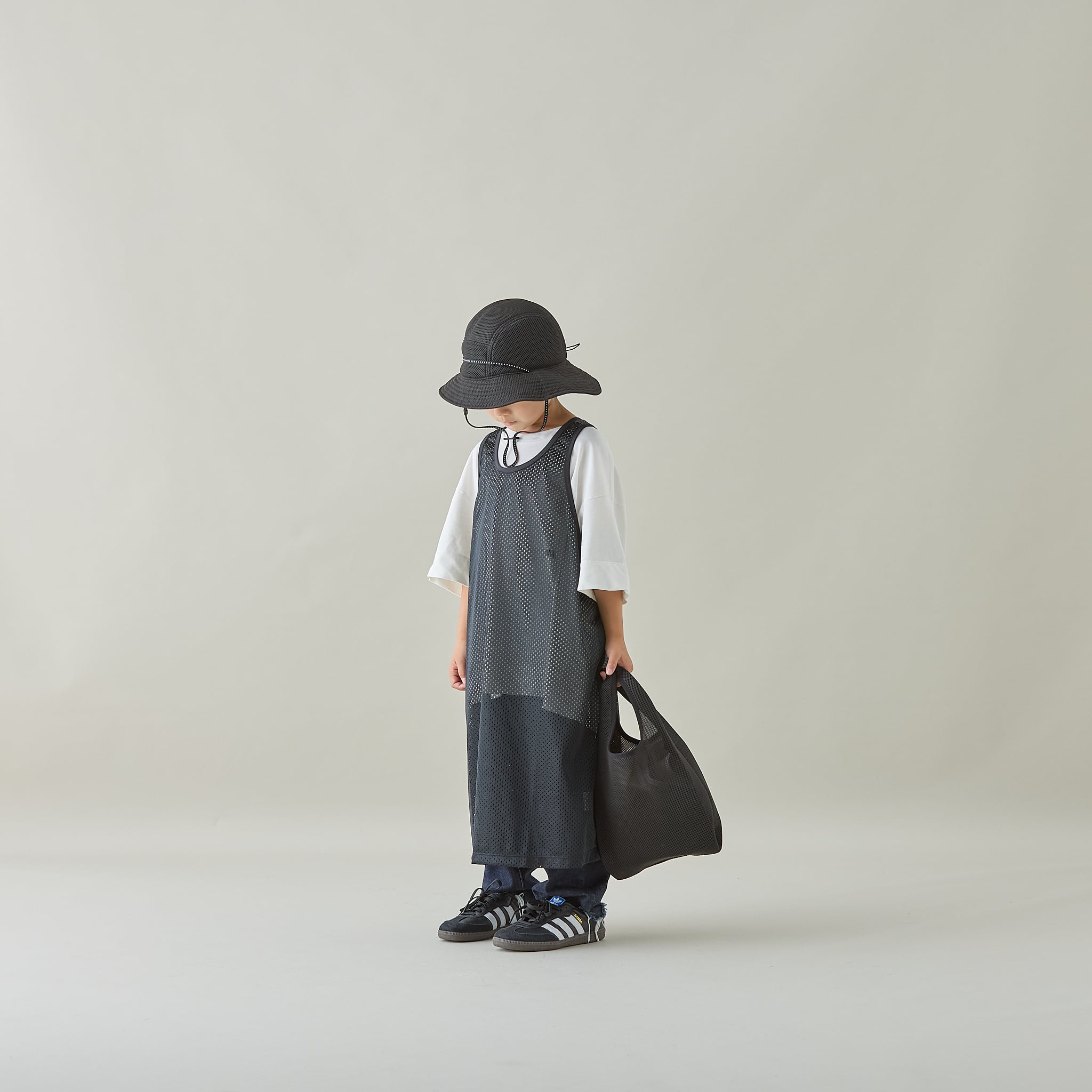 MOUN TEN. 26SS 】 mesh tank dress / MO22-1930a / black | 世界の