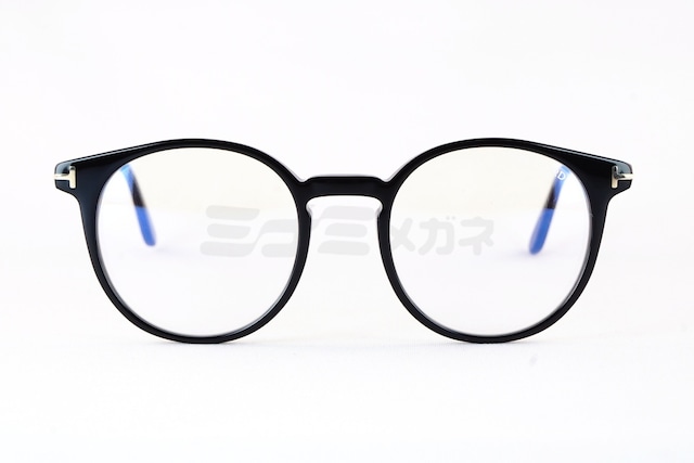 TOM FORD ブルーライトカット TF5796-K-B 001 ボストン クラシカル セルフレーム メガネ フレーム トムフォード-2枚目