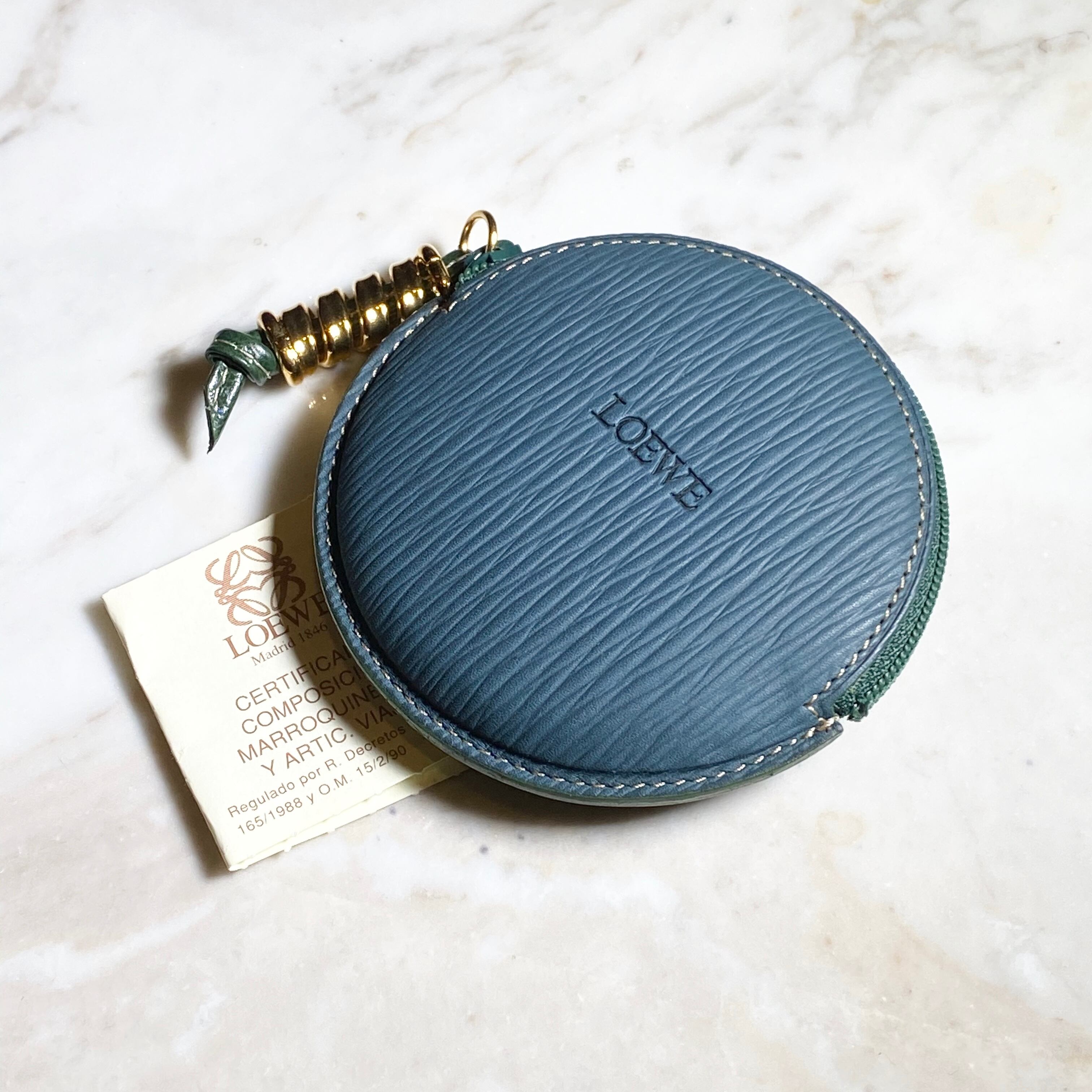 vintage LOEWE bi-color leather coin purse “velazquez” | NOIR ONLINE powered  by BASE