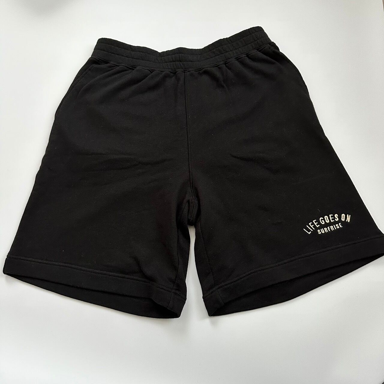【予約：6月上〜中旬発送】LIFE GOES ON Sweat Shorts - Black