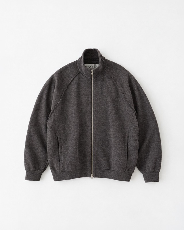 my beautiful landlet MILAN RIB ZIP JACKET BROWN