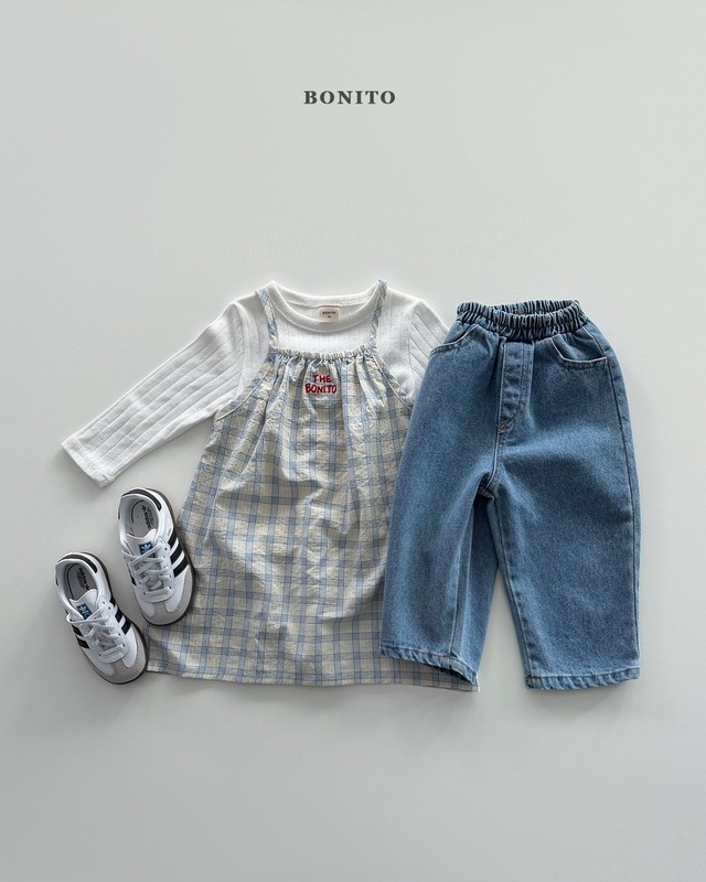 [即納S/M/L]≪BONITO≫Buddy Strap Dress light yellow(check) 16