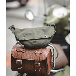 ミリタリーロゴキャンバスショルダーバッグ 10091