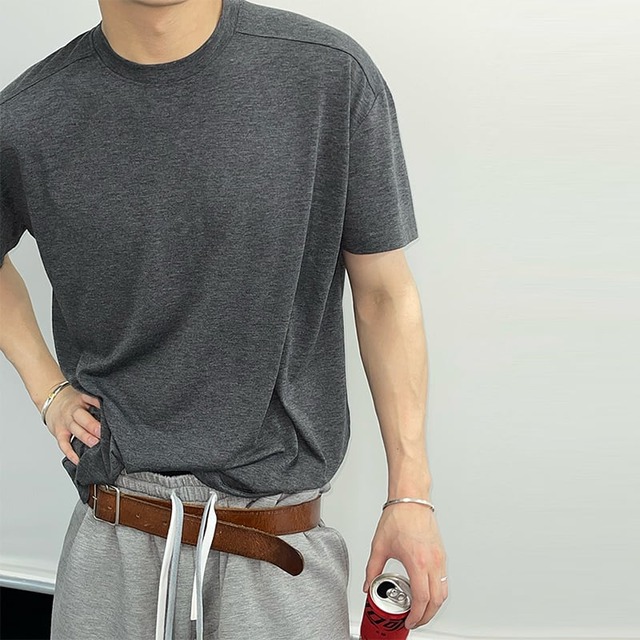 dannyandzee全2色質感無地半袖Ｔシャツ