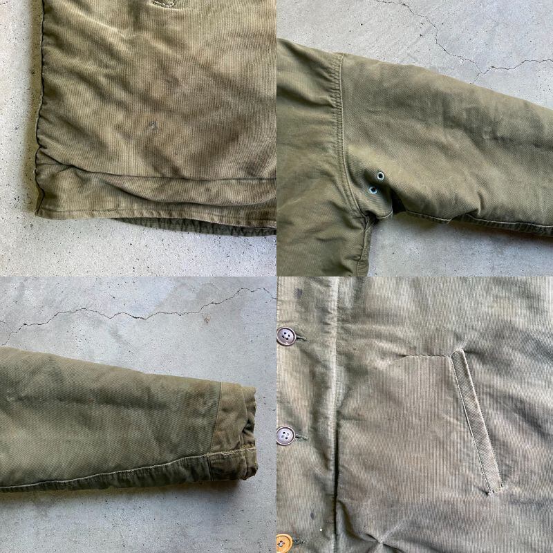 60年代 ビンテージ フランス海軍 N-1型 デッキジャケット ミリタリー