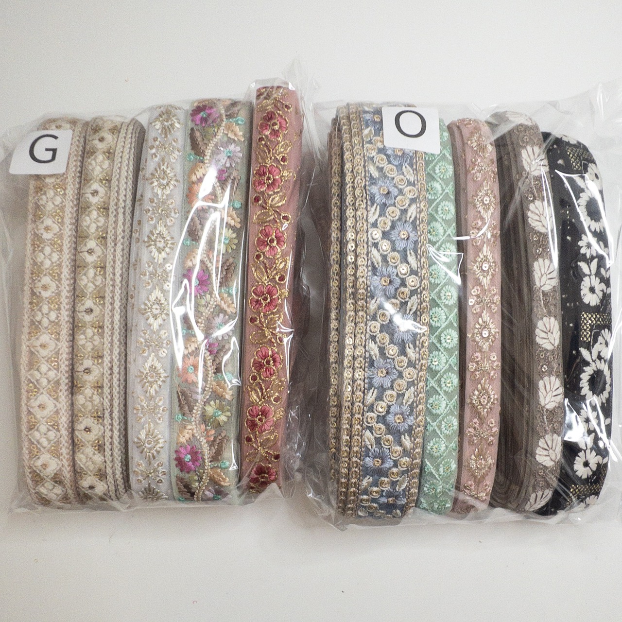 インド刺繍リボン5巻セット豪華 すっごく