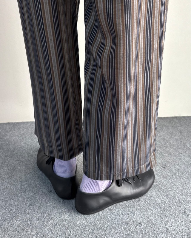 【AD1996/tricot COMME des GARCONS】stripe cropped easy pants