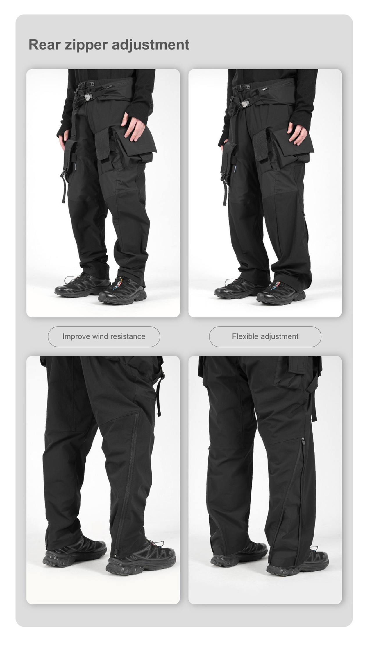 REINDEE LUSION 23AW マルチエレメント撥水ストレートレッグカフパンツ