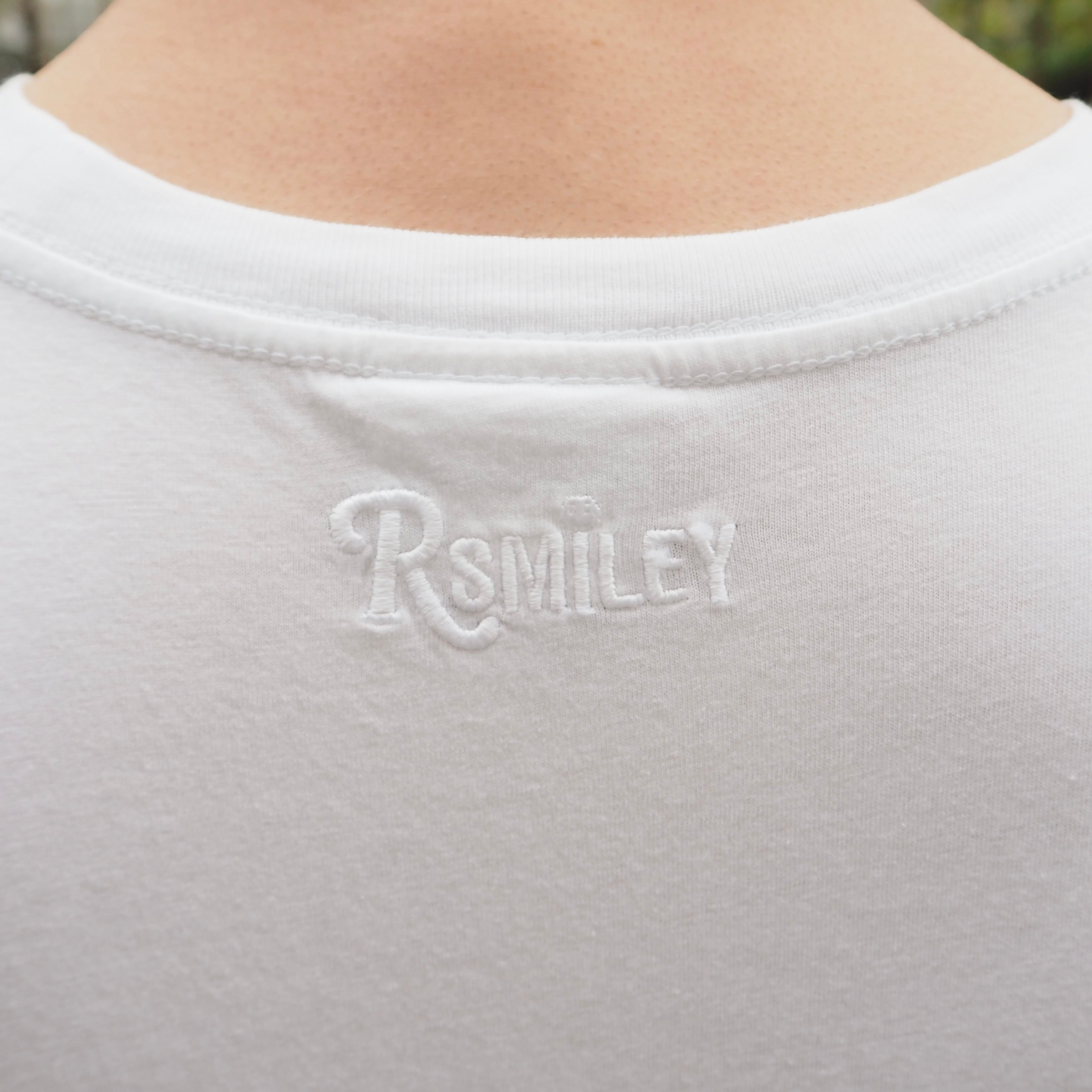 RAF SIMONS Tシャツ スマイリー コットン ホワイト ラフシモンズ