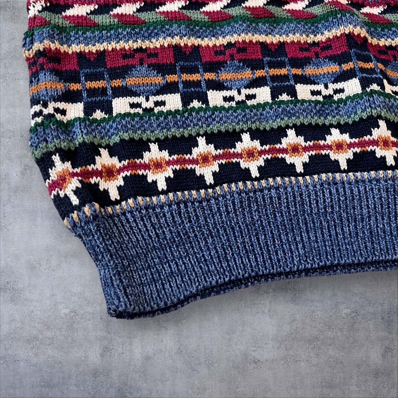 90s GULF TRADERS Cotton Ramie Knit Sweater