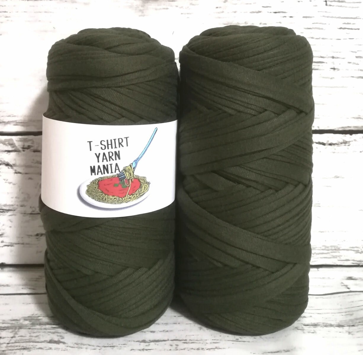 ブラック 黒色 1玉 50m Tシャツヤーン | T-SHIRT YARN MANIA ~T