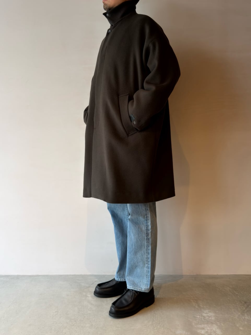 N.HOOLYWOOD BALMACAAN COAT 2252-CO08-048 | HUMAN and THINGS