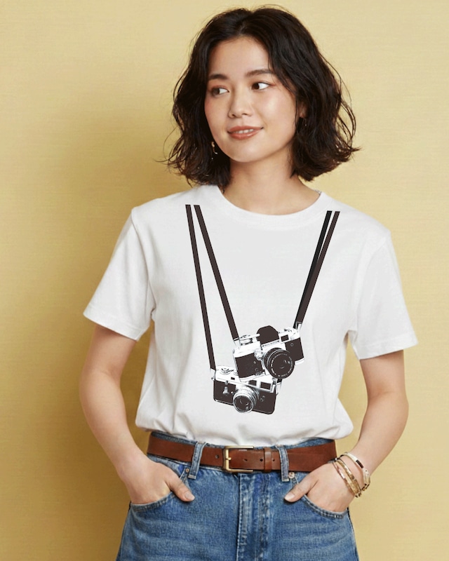 【騙し絵カメラ】Tシャツ｜マジックマインド